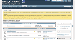 Desktop Screenshot of birdoprey5.com